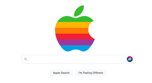 Wyszukiwarka Apple - wizualizacja