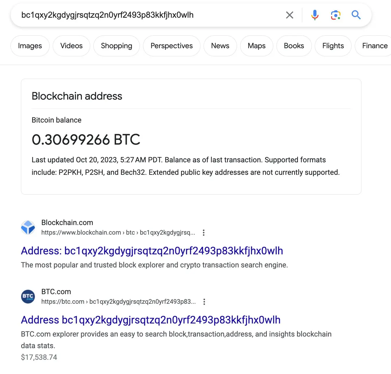 Portfel blockchain w Google
