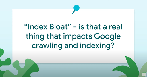 index bloat