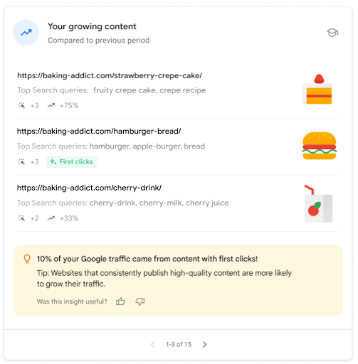 Growing Content w Search Console Insights