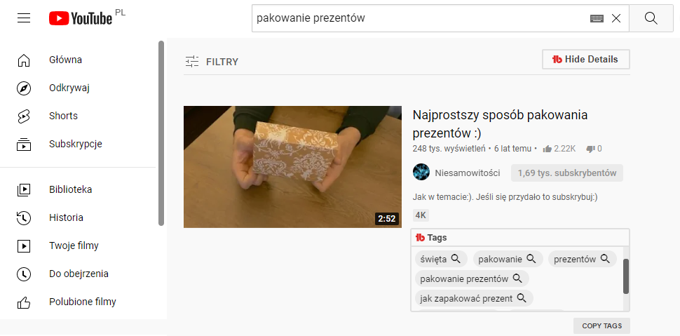 wtyczka TubeBuddy