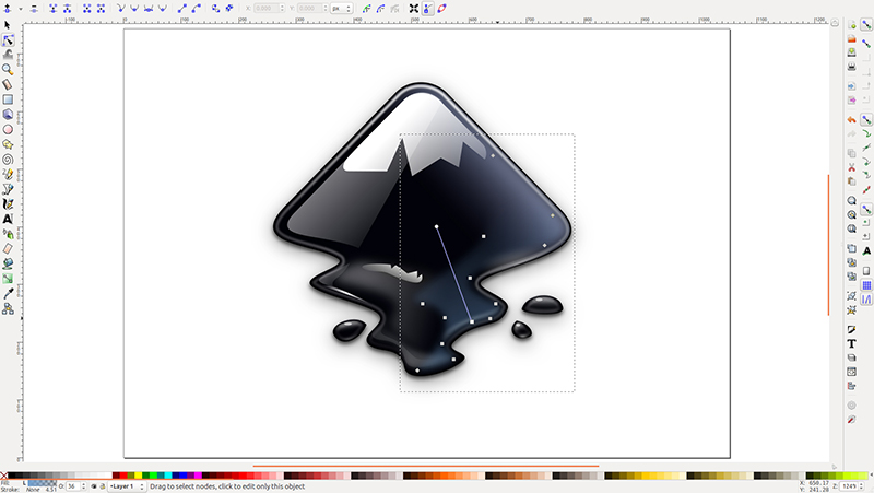 screen z programu Inkscape