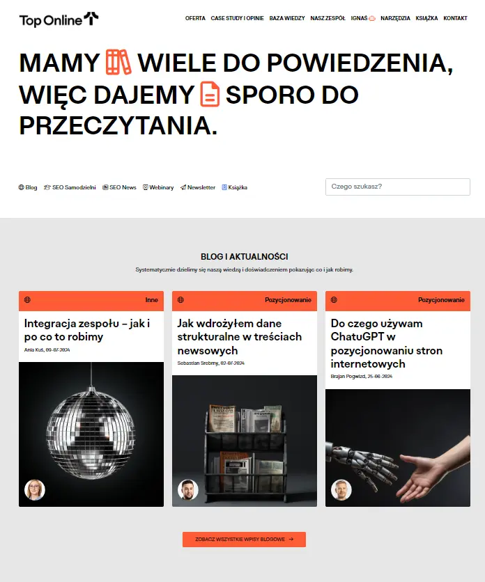 blog na stronie toponline.pl