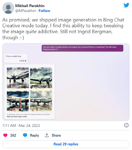 obrazy generowane przez Bing