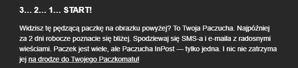 Wiadomość od InPostu