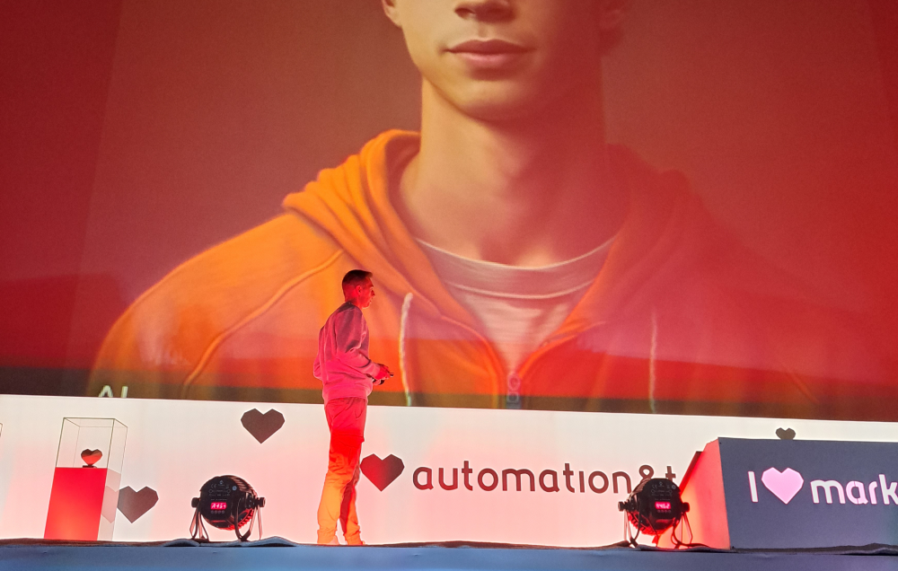 Ignaś i Marcin Kamiński na scenie I Love Automation & Tools