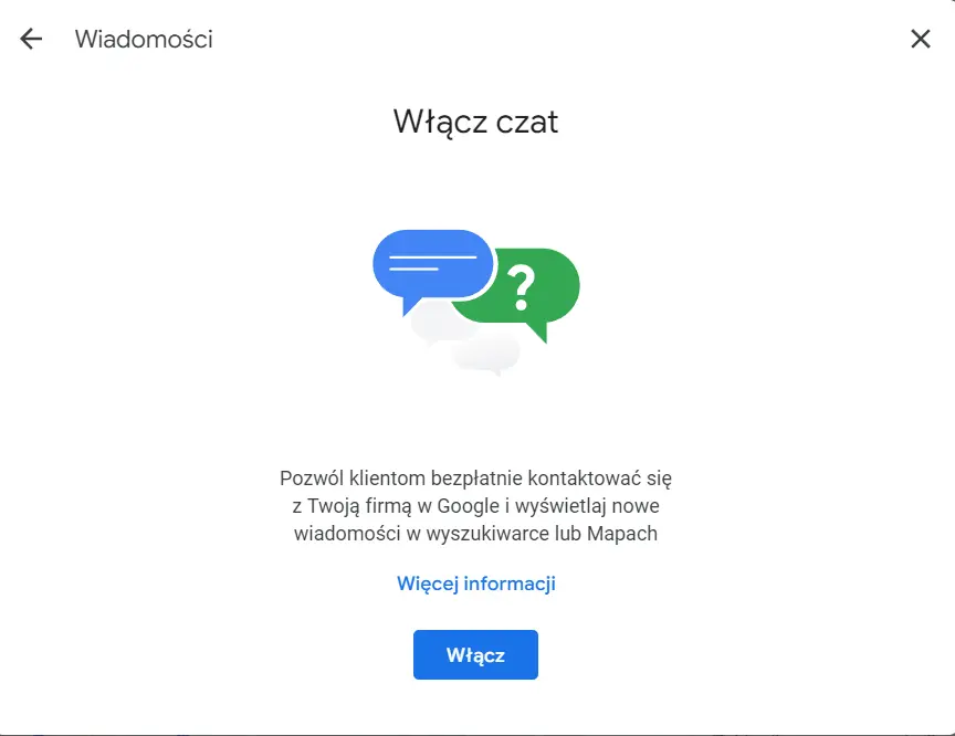 wizytówka Google Moja Firma - wiadomości