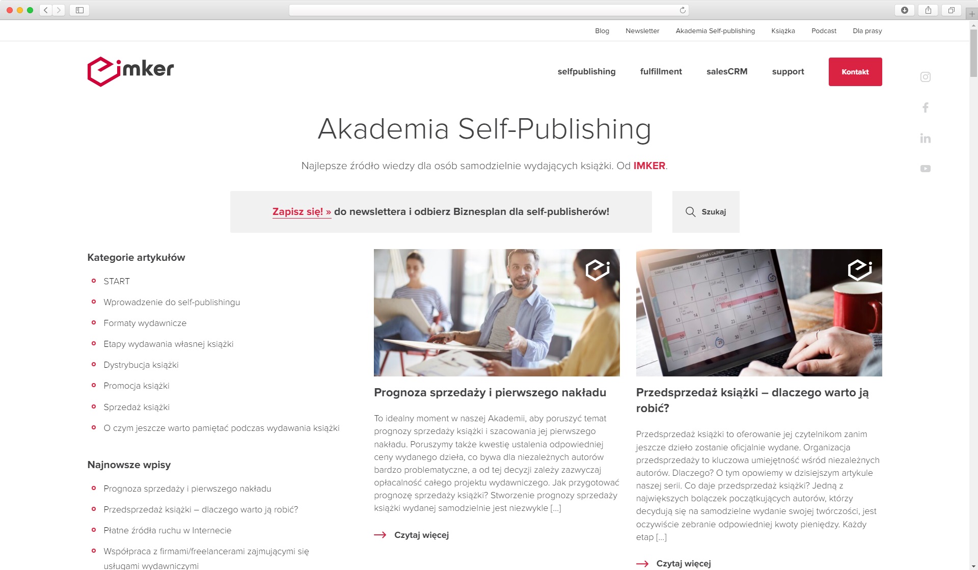 pillar page - Akademia Self-Publishing Imker