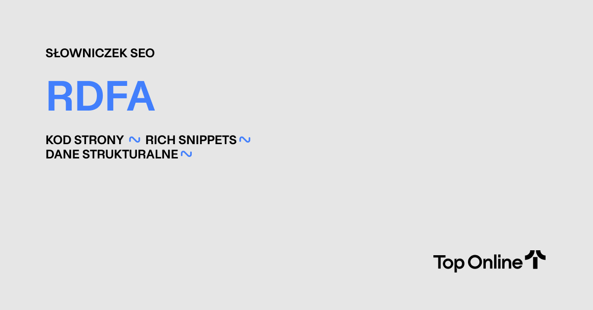 RDFa - Słownik SEO - Top Online