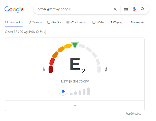 stroik gitarowy Google